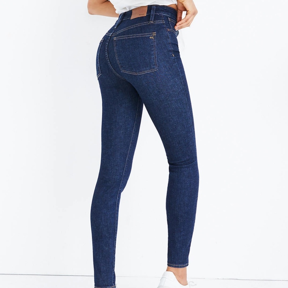 Madewell curvy high rise skinny jeans